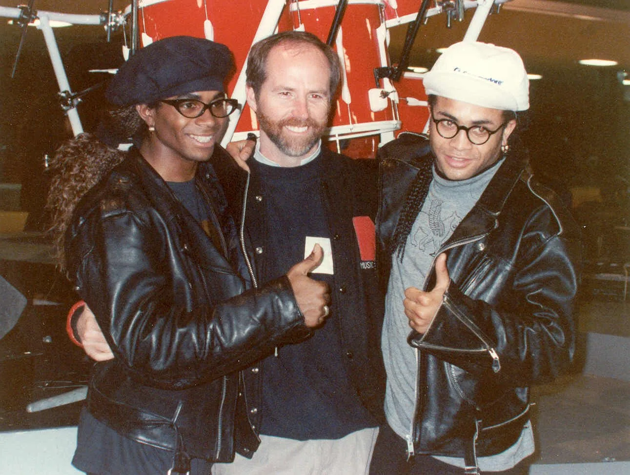 Le duo Milli Vanilli en 1990, avant le scandale du playback