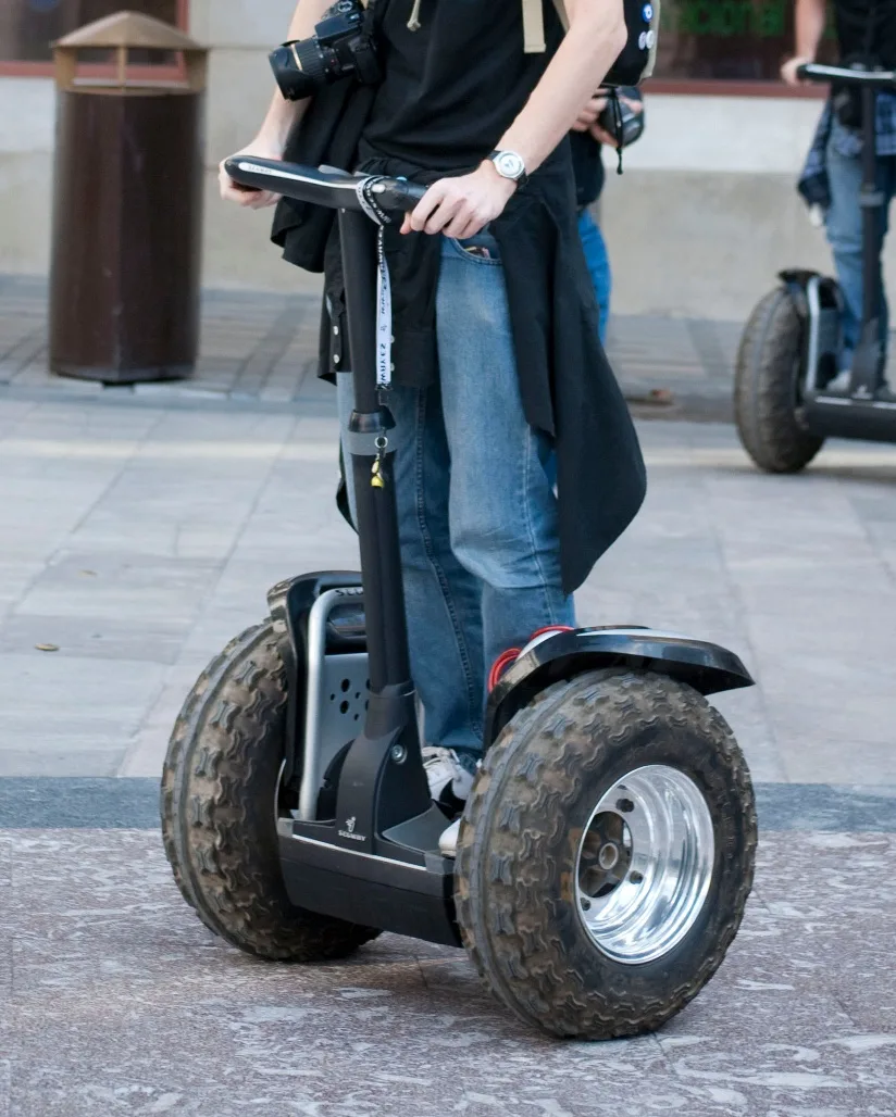 Un Segway, le véhicule électrique autoéquilibré annoncé comme une révolution